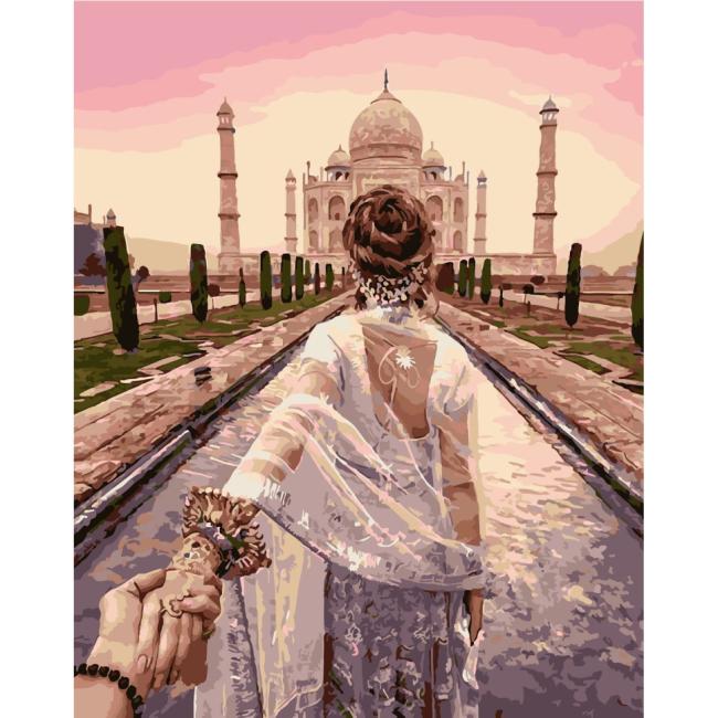 Товари для малювання - ​Картина за номерами Art Craft Прямуючи до Тадж Махалу 40 х 50 см (10207-AC)