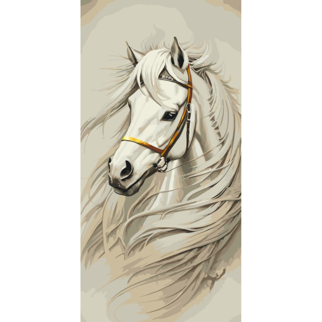 Товари для малювання - ​Картина за номерами Art Craft Вітер свободи з металізованими фарбами 40 х 80 см (11555-AC)