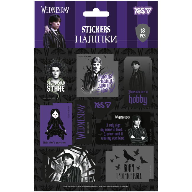 Наборы для творчества - Наклейки Yes Wednesday 1 (955506)
