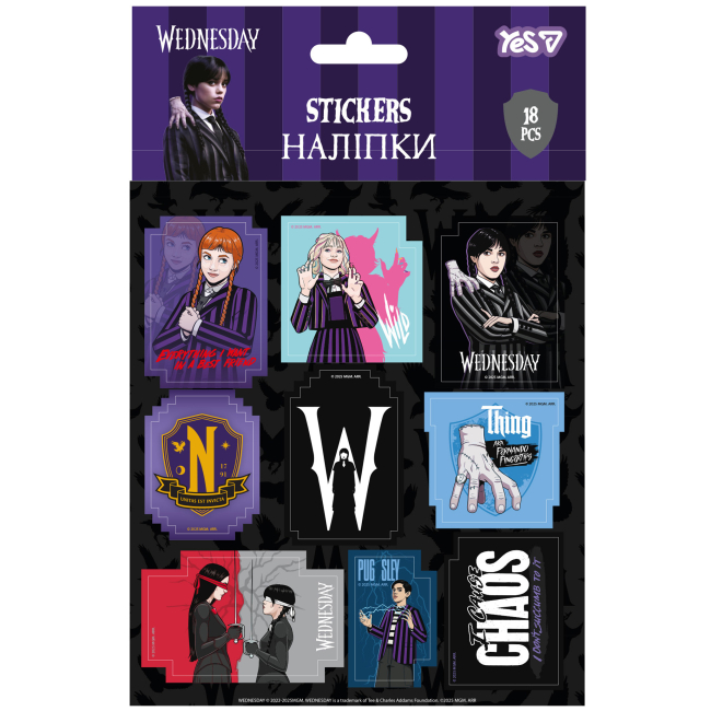 Набори для творчості - Наліпки Yes Wednesday 2 (955507)