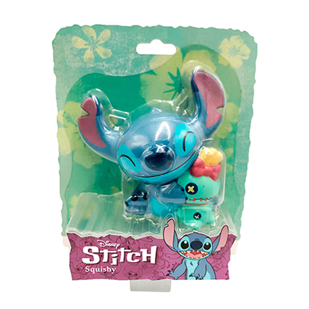 Антистрес іграшки - Іграшка-сквіш Sbabam Disney Пригоди Стіча Стіч з лялькою Скрамп (82/CN24/3)