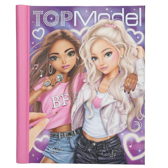 Товари для малювання - ​Книжка для розфарбовування Top Model Кращі подруги (0413722)
