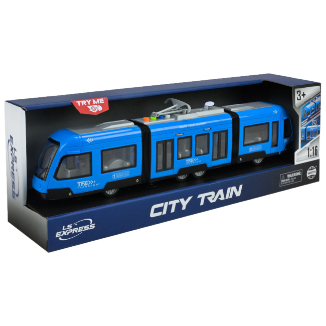 Железные дороги и поезда - Игрушечный поезд Країна Іграшок Голубой (WY930AB/1)