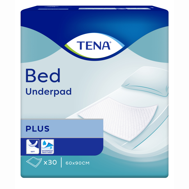 Товары по уходу - Пеленки мочепоглощающие Tena Bed Plus 60 х 90 см 30 шт (7322540800760)