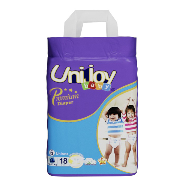 Товары по уходу - Подгузники Unijoy Premium XL 12-17 кг 18 шт (6973920541042)