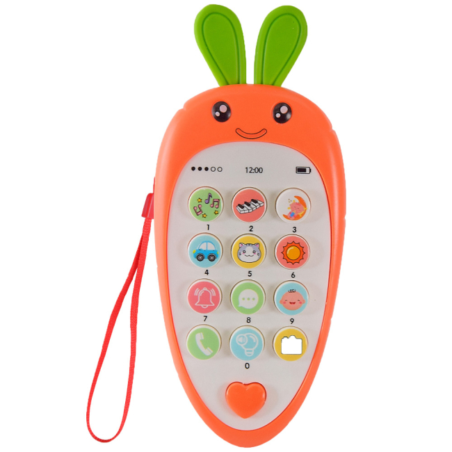 Розвивальні іграшки - Мобільний телефон Країна Іграшок помаранчевий (188-5A1/3)
