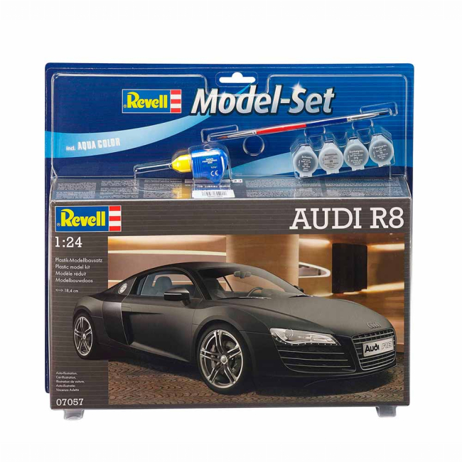 Конструкторы с уникальными деталями - Конструктор Revell Автомобиль Audi R8 (RVL-67057)