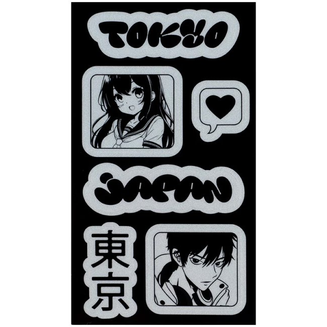 Бижутерия и аксессуары - Набор стикеров светоотражающих Kite для текстиля (K25-114)