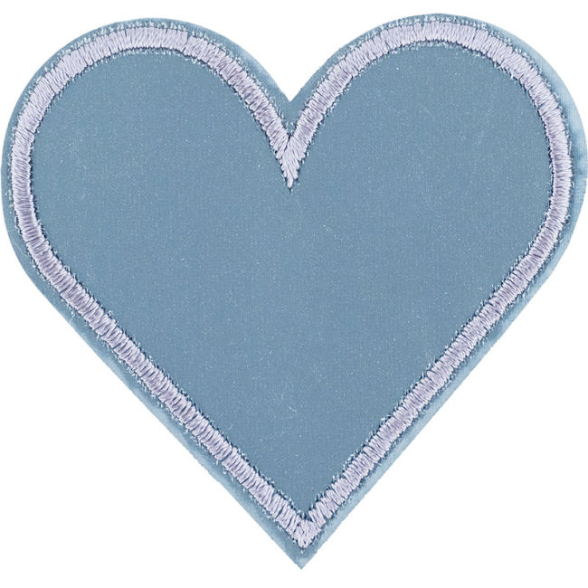 Біжутерія та аксесуари - ​Термонашивка світловідбиваюча Kite серце (K23-115-1)