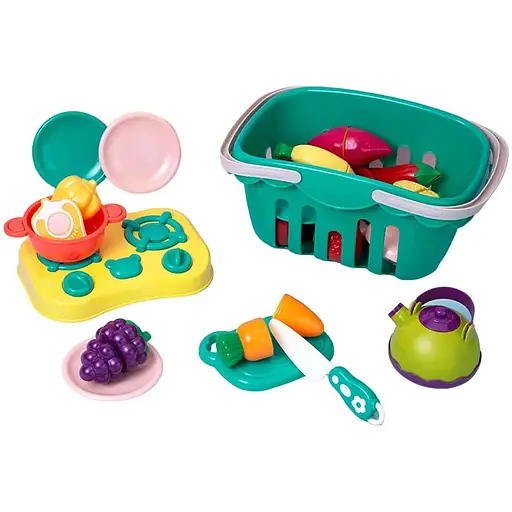 Наборы профессий - Игровой набор Beiens Корзина с овощами и фруктами 30 предметов (BC9902)