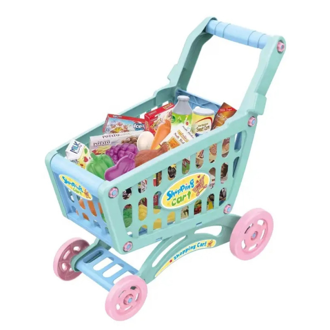 Набори професій - Ігровий набір Urmywo візок для покупок блакитний (661-537)