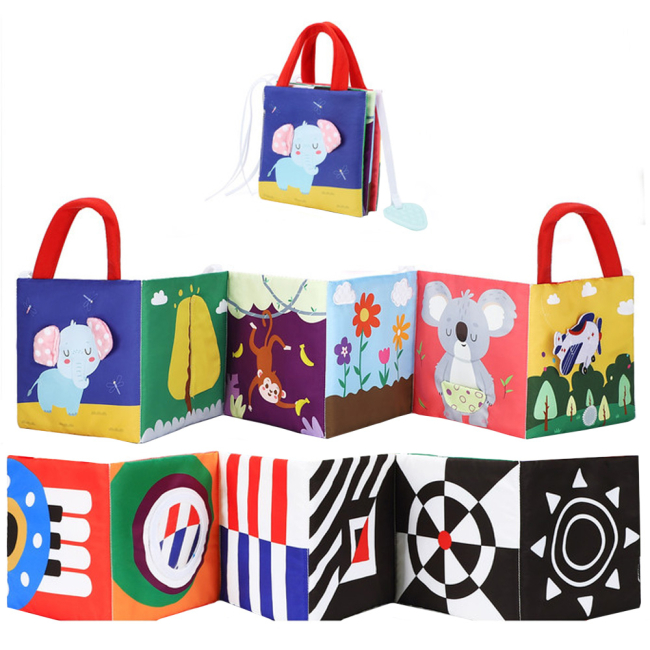 Розвивальні іграшки - Текстильна книга Urmywo (UMWLBS01AY)