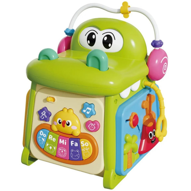 Розвивальні іграшки - Музичний бізікуб Urmywo Крокодил (MSS-007)