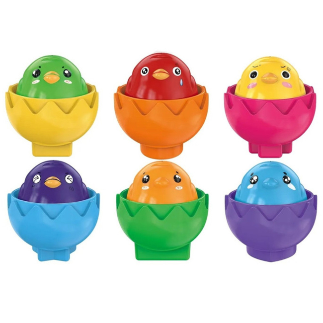 Розвивальні іграшки - Сортер-головоломка Urmywo Курчата в лотку (DF33)