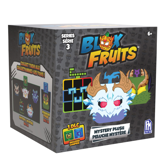 Персонажи мультфильмов - Мягкая игрушка-сюрприз PhatMojo Blox Fruits 2 (124879)