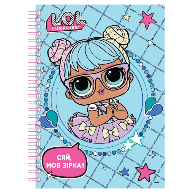 Товари для малювання - Скетчбук Перо LOL Surprise! Tweens А5 блакитний (124656)