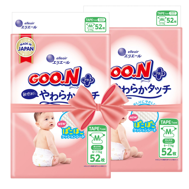 Підгузки - Підгузки Goo.N Plus М 6-11 кг 104 шт (21001497-2)
