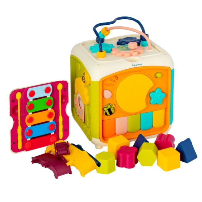Розвивальні іграшки - Іграшка музична Baby Team Чарівний куб (8671)