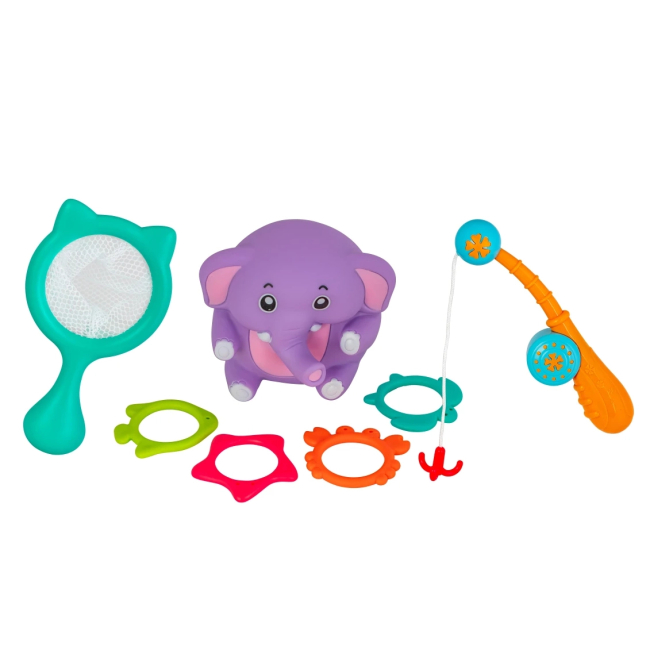 Игрушки для ванны - ​Игровой набор для ванны Baby Team Слоник (9035)