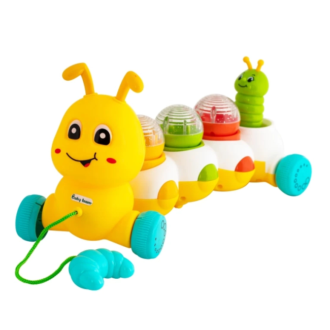 Розвивальні іграшки - Іграшка музична Baby Team Повзунчик жовтий (8659/1)