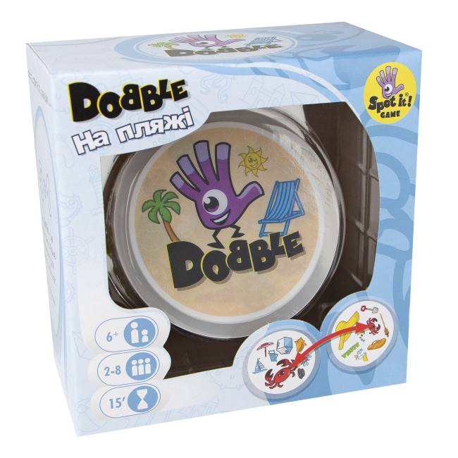 Настольные игры - Настольная игра Ігромаг Dobble Waterproof (6385)
