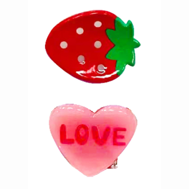 Бижутерия и аксессуары - Заколка для волос Invisibobble Glow kids Frutti Strawberry (4063528082893)