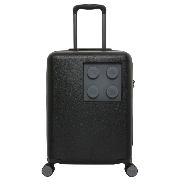 Дитячі валізи - Валіза LEGO Lifestyle Brick 2x2 Trolley S чорна з сірою вставкою (20152-1961)