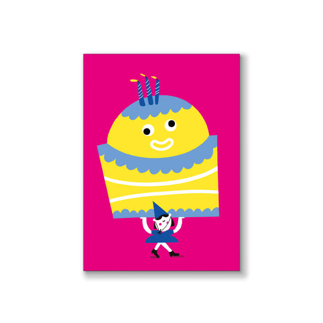 Аксессуары для праздников - Открытка поздравительная ДР торт (2300006254765)