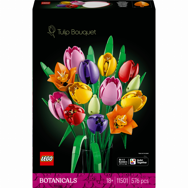 Конструкторы LEGO - Конструктор LEGO Botanicals Букет тюльпанов (11501)