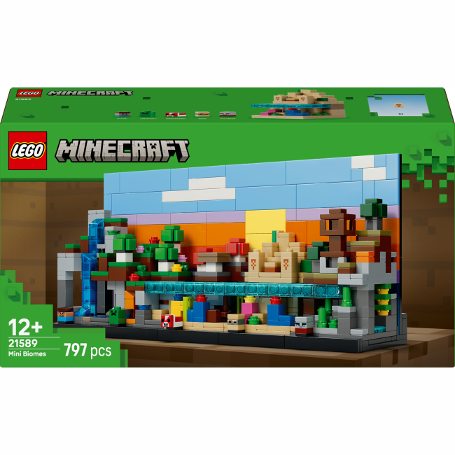 Конструкторы LEGO - Конструктор LEGO Minecraft Минибиомы (21589)