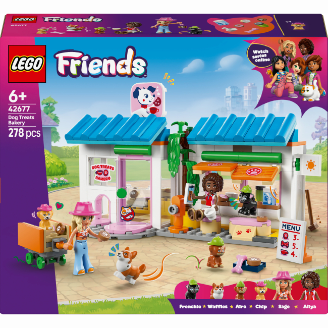 Конструкторы LEGO - Конструктор LEGO Friends Пекарня собачьего лакомства (42677)