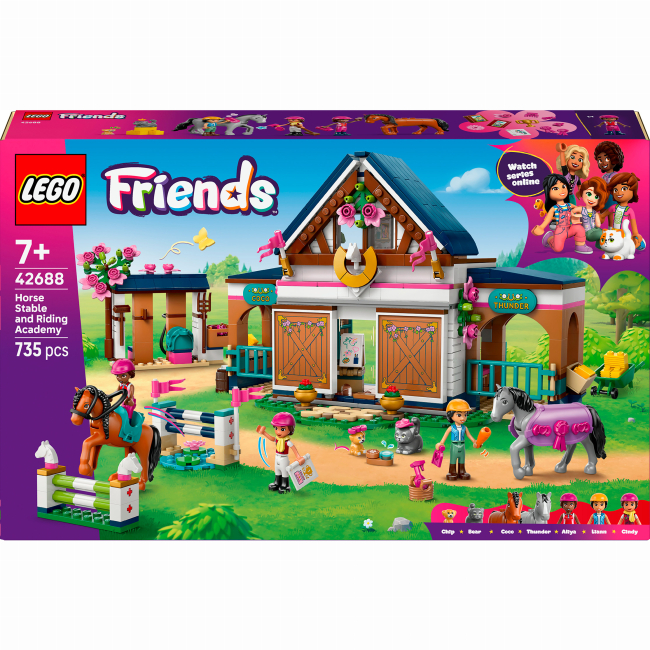 Конструкторы LEGO - Конструктор LEGO Friends Конная конюшня и академия верховой езды (42688)