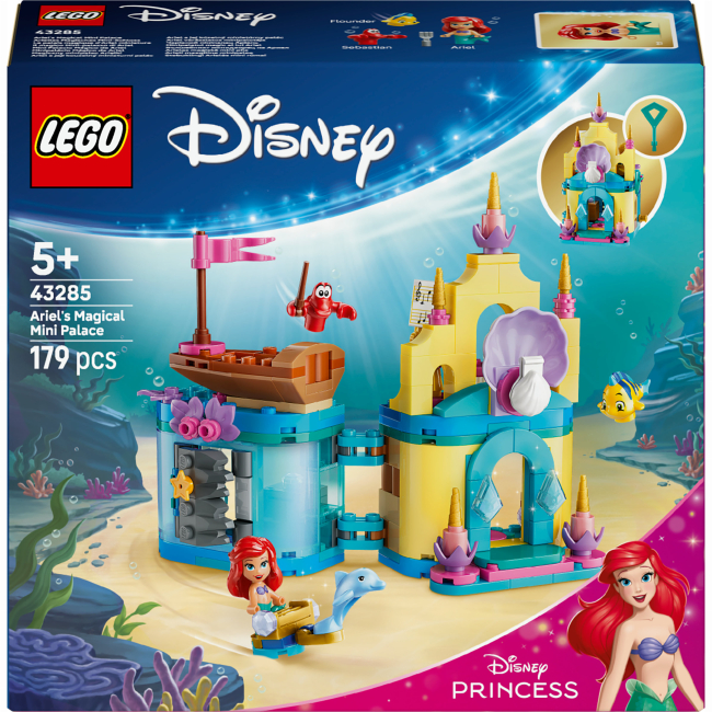 Конструкторы LEGO - Конструктор LEGO Disney Princess Очаровательный минидворец Ариэль (43285)