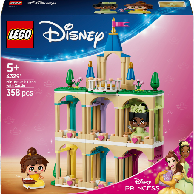 Конструкторы LEGO - Конструктор LEGO Disney Princess Минипринцессы Бель и Тиана с замком (43291)