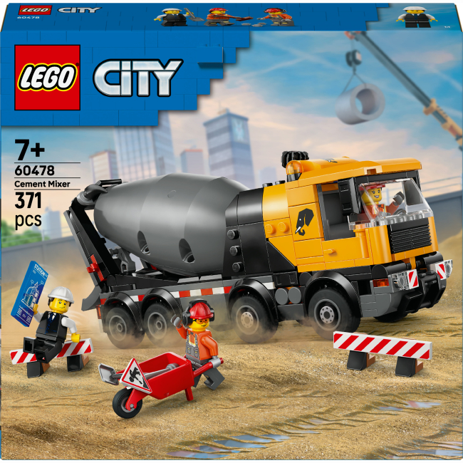 Конструкторы LEGO - Конструктор LEGO City Бетоносмеситель (60478)