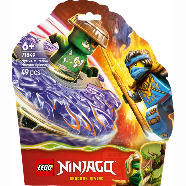 Конструкторы LEGO - Конструктор LEGO NINJAGO Ния против спинера монстра-мутанта (71849)