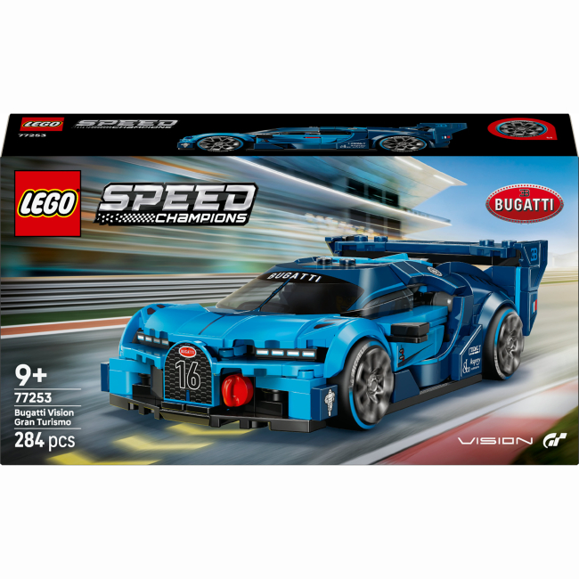 Конструктори LEGO - Конструктор LEGO Speed Champions Спортивний автомобіль Bugatti Vision Gran Turismo Hyper (77253)
