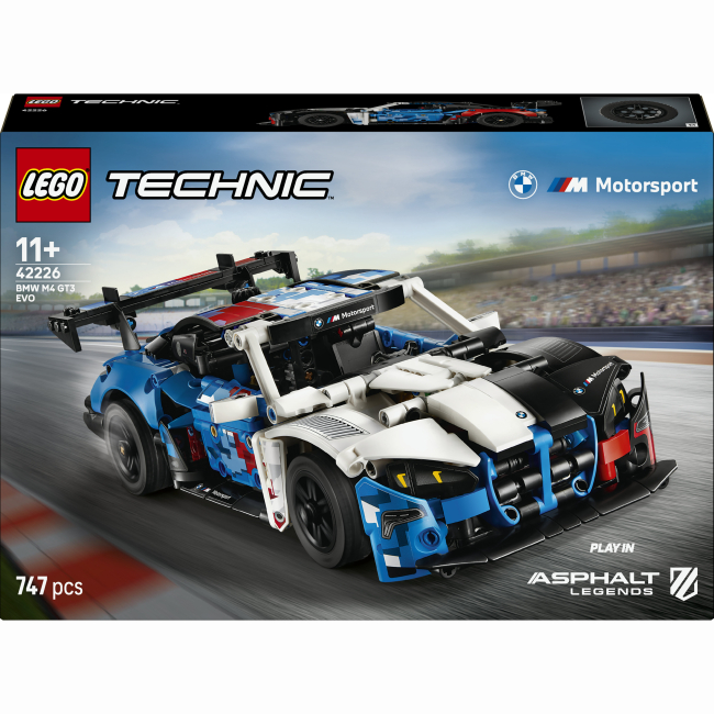 Конструктори LEGO - Конструктор LEGO Technic Автомобіль для перегонів BMW M4 GT3 EVO (42226)