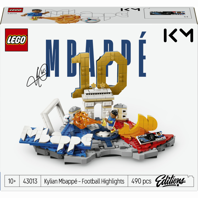 Конструкторы LEGO - Конструктор LEGO Editions Kylian Mbappé – Soccer Highlights (43013)