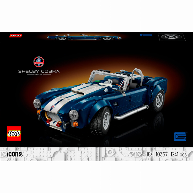 Конструкторы LEGO - Конструктор LEGO Icons Shelby Cobra 427 S/C (10357)