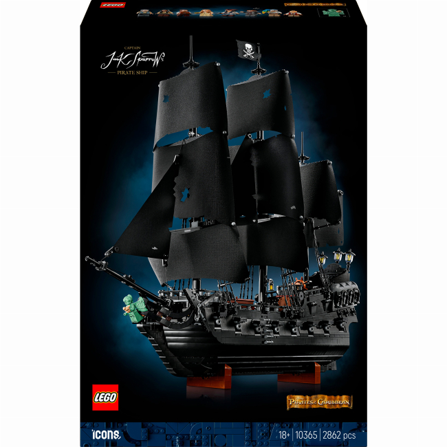 Конструкторы LEGO - Конструктор LEGO Icons Пиратский корабль капитана Джека Воробья (10365)