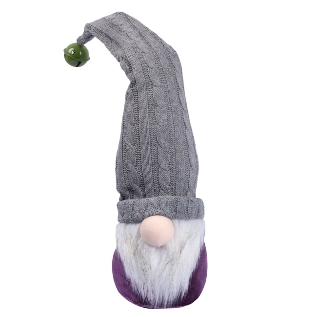 Персонажі мультфільмів - ​​М'яка іграшка Novogod'ko Гном із дзвіночком на ковпаку 45 см (974629)