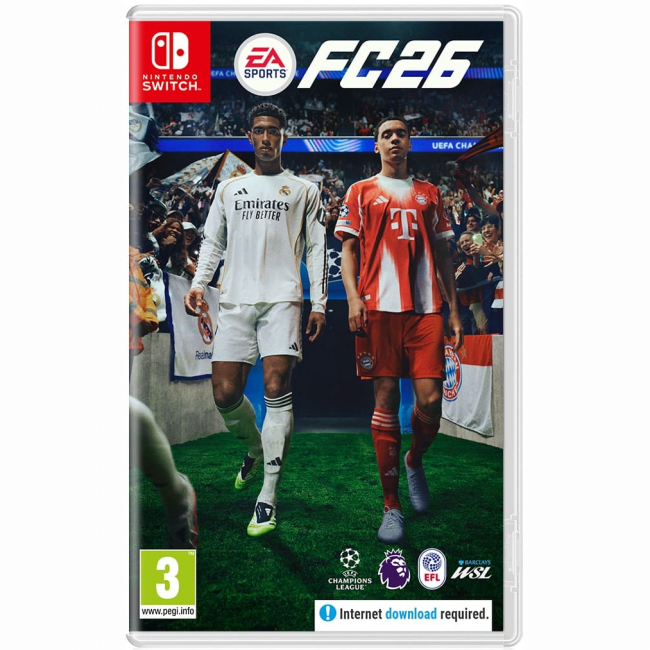 Відеоігри - ​Гра консольна Switch EA SPORTS FC 26 картридж (5035225125325)