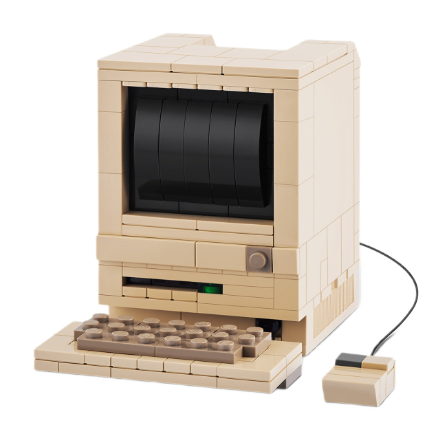 Конструктори з унікальними деталями - Конструктор MAX Retro S1 Комп’ютер Макінтош 221 деталь (83185AGQ8)