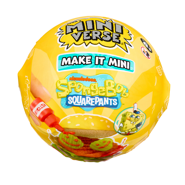 Наборы для творчества - Игровой набор Miniverse SpongeBob Создай вкусняшки Красти Краб (599296)