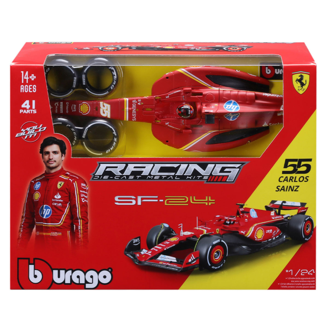 Конструктори з унікальними деталями - Конструктор Bburago Ferrari 1:24 #55 (18-26859)