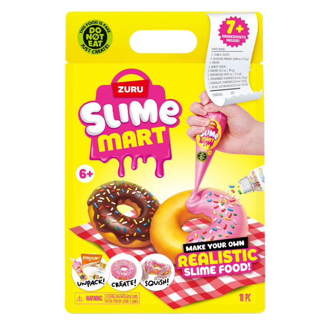 Антистресс игрушки - Игровой набор Slime Mart Shopping Bag Пончик (15901B)