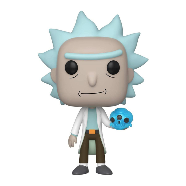 Фигурки персонажей - Фігурка Funko Pop Rick and Morty Рик с хрустальным черепом (45438)