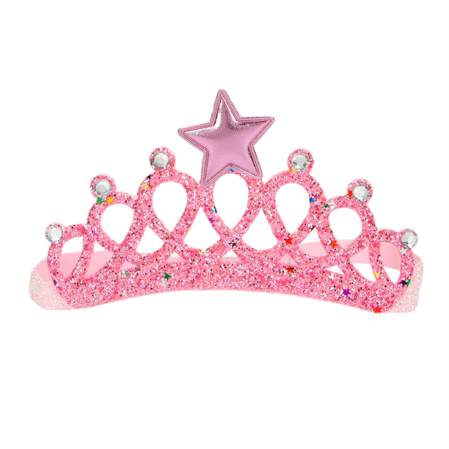 Бижутерия и аксессуары - Тиара Princess Mimi розовая с блестками (0412890/2)