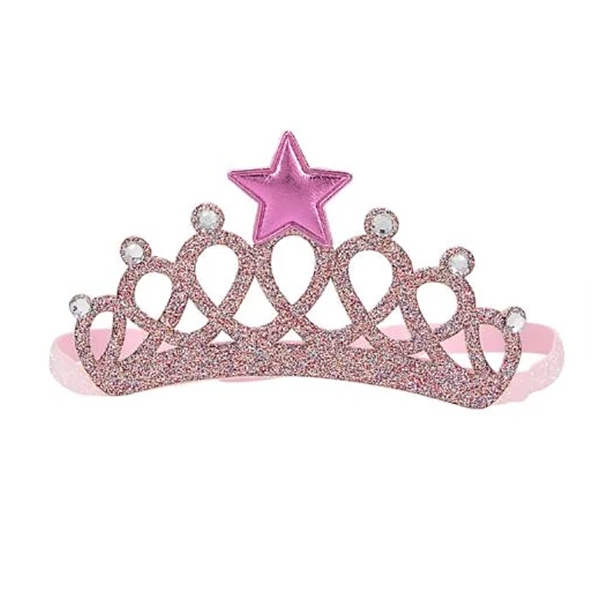 Бижутерия и аксессуары - Тиара Princess Mimi розово-перламутровая с блестками (0412890/3)